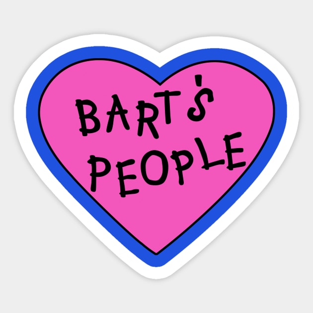 Bart's People Sticker by OutlawMerch